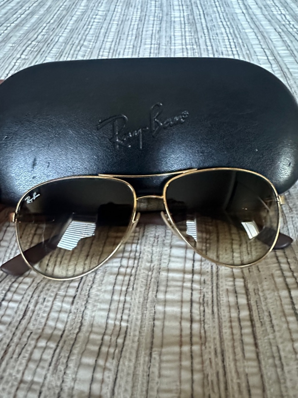 Ray-Ban Aviator Sunglasses in Brown Gradient